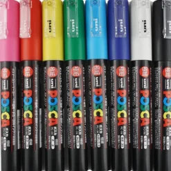 Uni Posca Ultra Fine Marker Pens (Set of 8)
