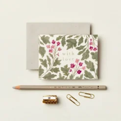 Wanderlust Flora With Love Mini Card