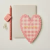 Wanderlust Pink Gingham 'Mum' Heart