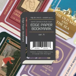 Wearingeul Edge Paper Bookmarks - World Literature A