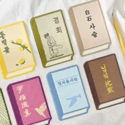 Wearingeul Korean Literature Embroidered Bookmark Set — 10 Bookmarks