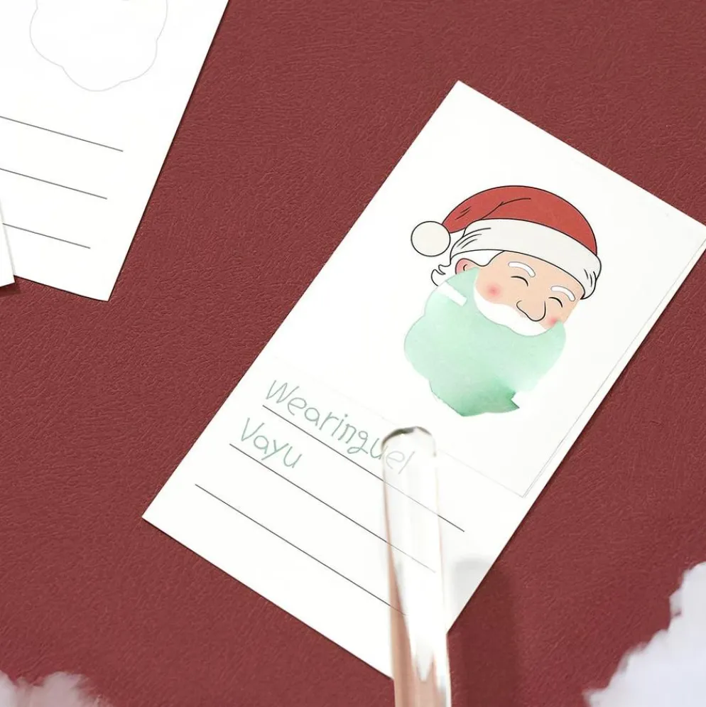 Wearingeul Santa Claus Sticker & Swatch Special Edition - 30 Sheets