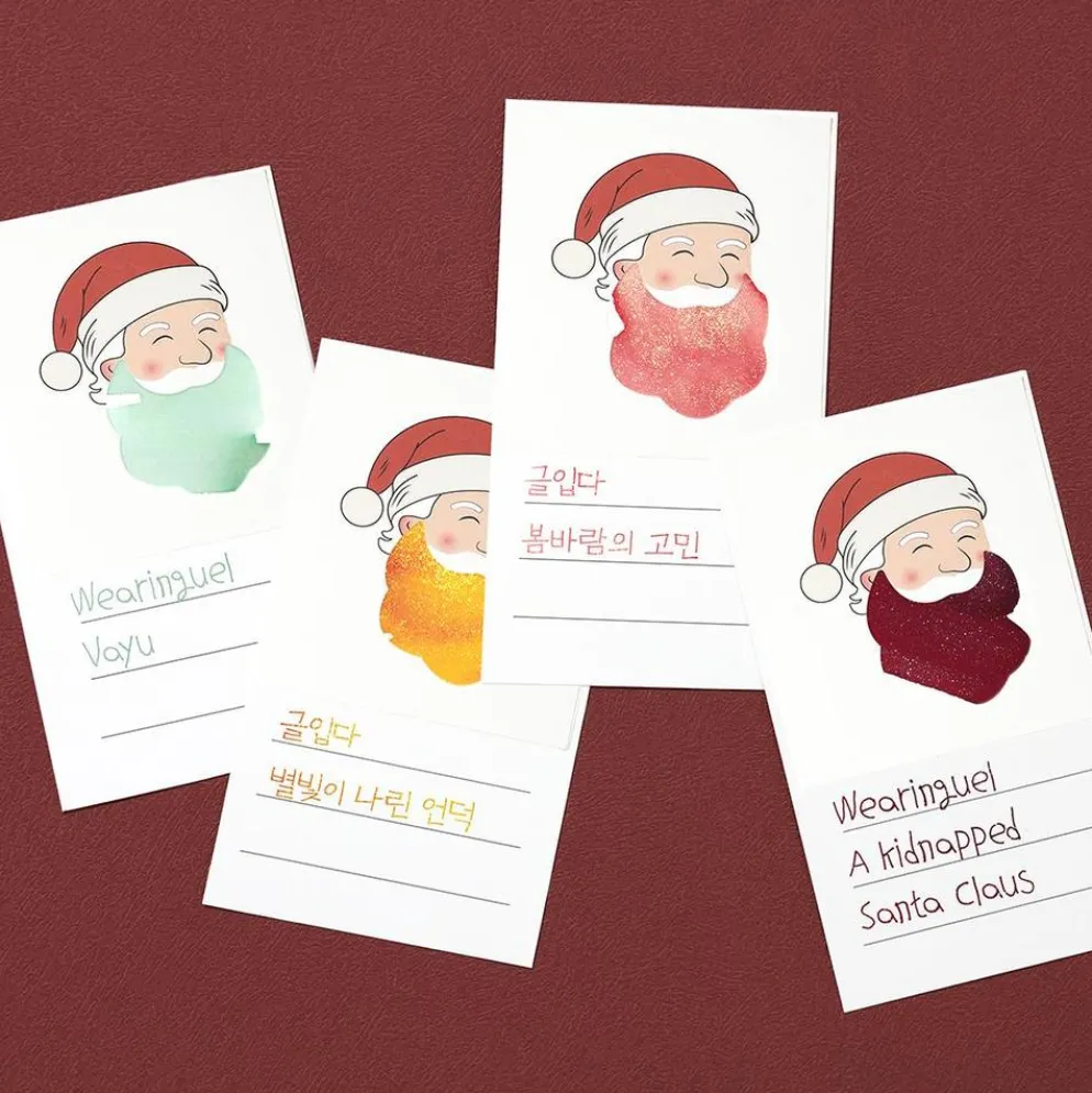 Wearingeul Santa Claus Sticker & Swatch Special Edition - 30 Sheets