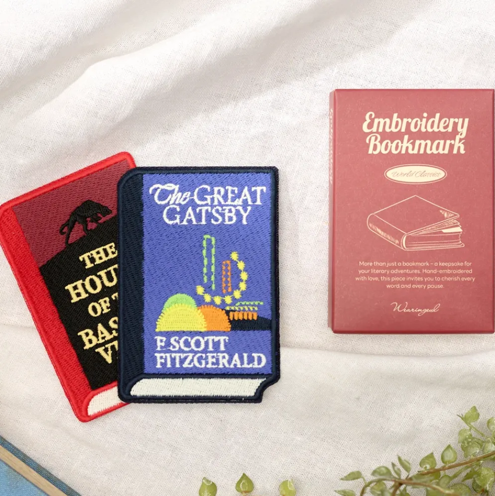 Wearingeul World Literature Embroidery Bookmark