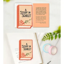 Wearingeul World Literature Embroidery Bookmark