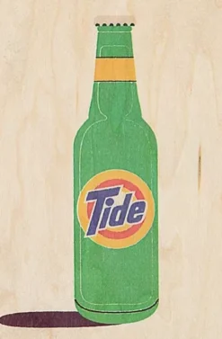 WOODHI Wooden Postcard - Brand Mix Tide