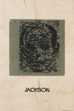 WOODHI Wooden Postcard - Portrart Jackson