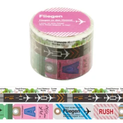 World Craft Knickknacks Freegen Washi Tape - Runway & Flight Tag (Set of 2)