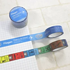 World Craft Knickknacks Freegen Washi Tape - World Labels & Flagir Tag (Set of 2)