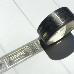 World Craft 15mm Glitter Masking Tape Vol. 2 - Vintage Tickets