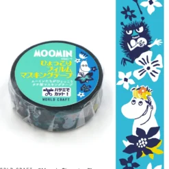 World Craft 15mm Moomin Clear Film PET Tape - Flower LG
