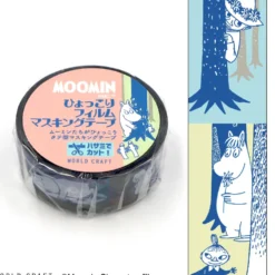 World Craft 15mm Moomin Clear Film PET Tape - Woods