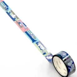 World Craft 15mm Moomin Clear Film PET Tape - Woods