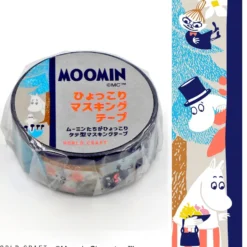 World Craft 15mm Moomin Masking Tape - Forest Grey