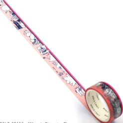 World Craft 15mm Moomin Masking Tape - Striped Pink