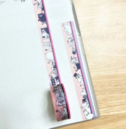 World Craft 15mm Moomin Masking Tape - Striped Pink