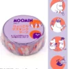 World Craft 15mm Moomin Masking Tape - Maru Purple