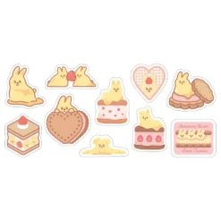 World Craft Torolli Butter Stickers - Butter Animal Collection