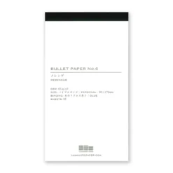 Yamamoto Paper Bullet Jotter Refill Pads – 6 Premium Paper Types