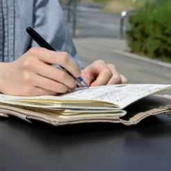 Yamamoto Paper RO-BIKI Note Canvas Cover Utility Case