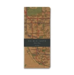 Yamamoto Paper RO-BIKI NOTE Metro Map Plain Notebook