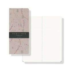 Yamamoto Paper RO-BIKI NOTE Weather Map Plain Notebook