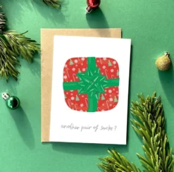 You've got pen on your face 'Socks' Greeting Card