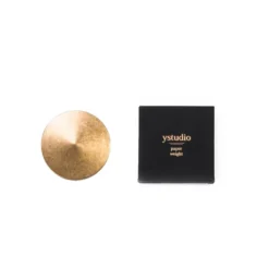 ystudio Paperweight - Brass