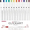 Zebra Clickart Marker Pens - Set of 12 (Standard, Light or Dark Colours)