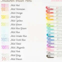 Zebra Mildliner Brush Pen Dual-Ended Highlighter