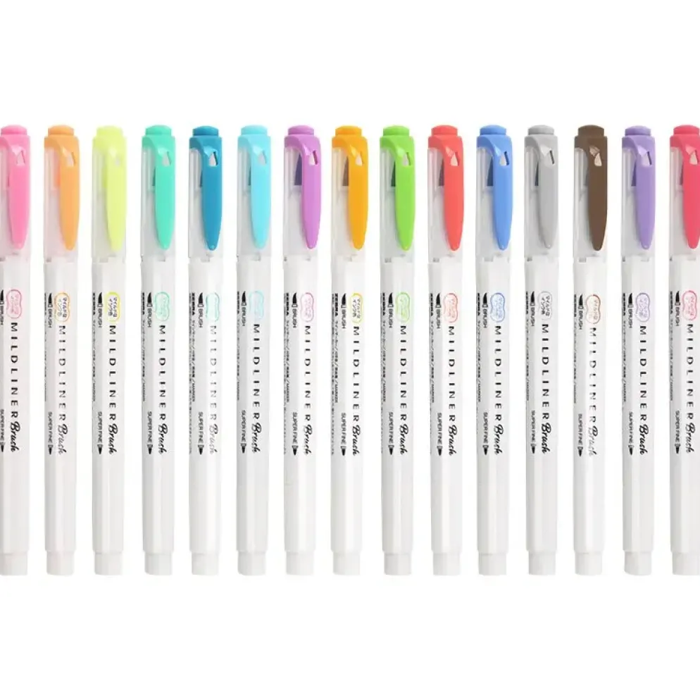 Zebra Mildliner Brush Pen Dual-Ended Highlighter
