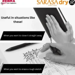 Zebra Sarasa Clear Dry Gel Pen - 0.4mm