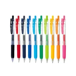 Zebra Sarasa Clip Gel Pen Set – 0.5mm – 10 Colours