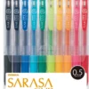 Zebra Sarasa Clip Gel Retractable Pen - 0.5mm - Pack of 10