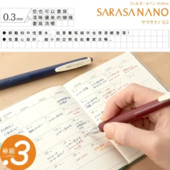 Zebra Sarasa Nano Vintage Colour Gel Pen – 0.3 mm [Smoke Colour Series, Limited Edition]