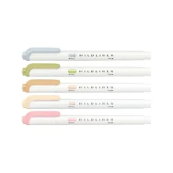 Zebra Mildliner Highlighter Set of 5 (New 2025 Colours)